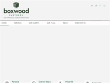 Tablet Screenshot of boxwoodpartnersllc.com